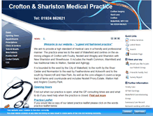 Tablet Screenshot of croftonandsharlston.co.uk